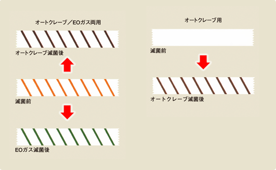 滅菌テープ オートクレーブ EOガス