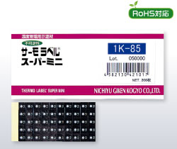 Temperature label supermini 1K