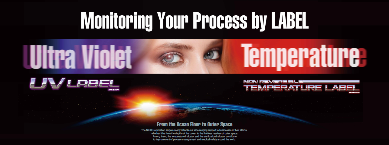 monitoring your process by label NiGK temperature label and uv label